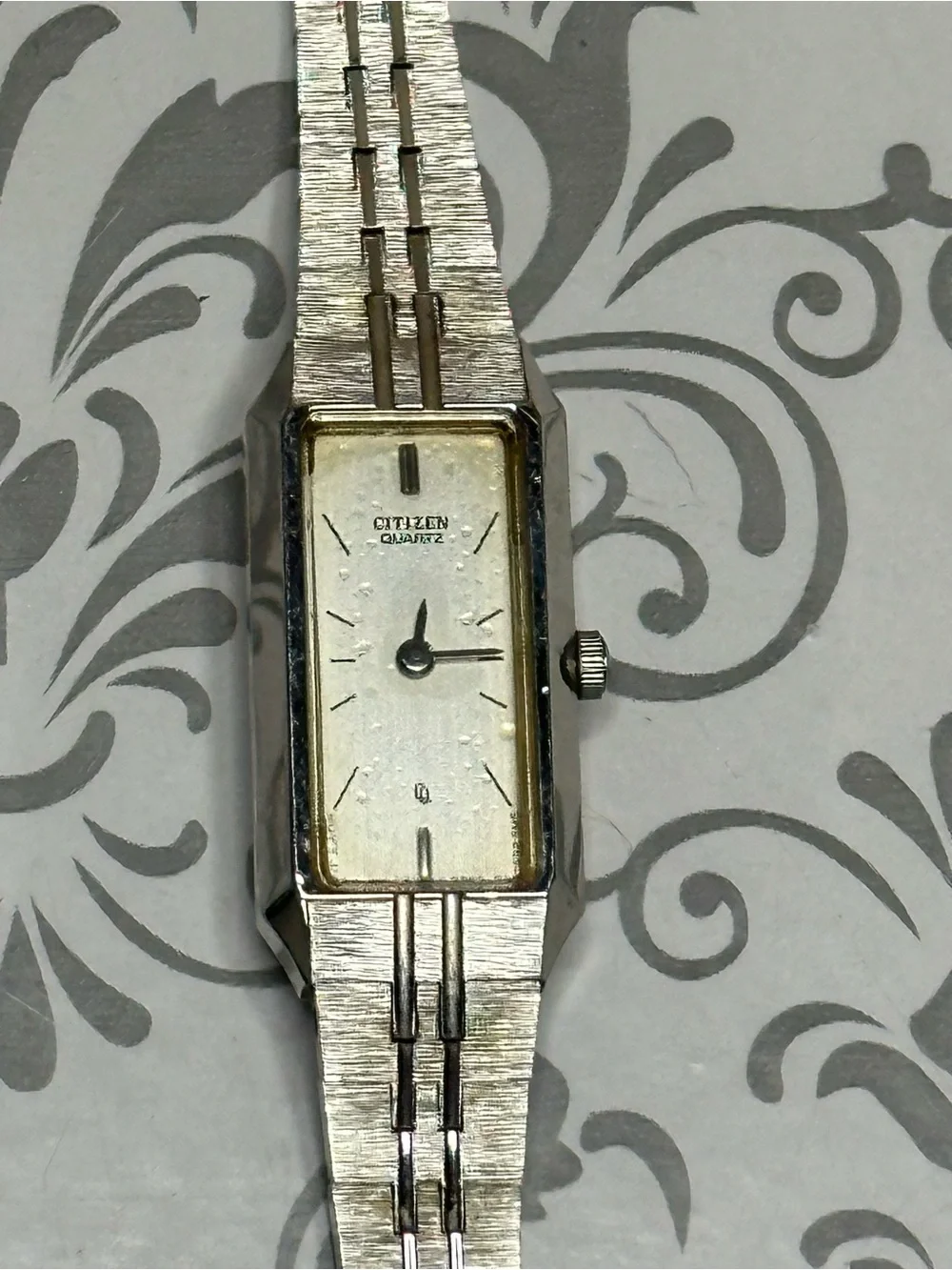 Citizen Rectangular Slim Women's Bracelet vintage Watch